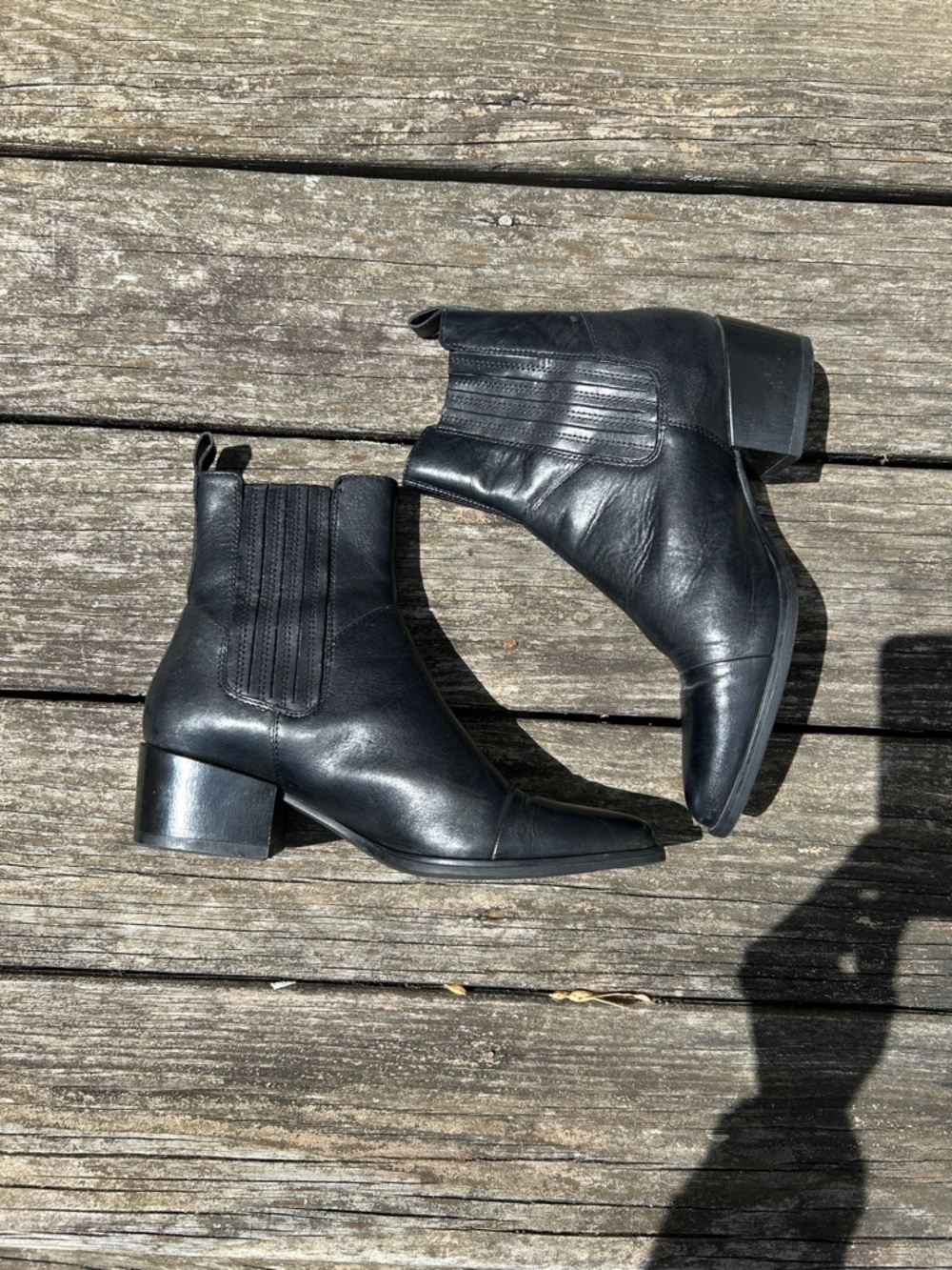Vagabond Maria Pointed Toe Chelsea Ankle Boots Black 37/7 - Picture 11 of 13